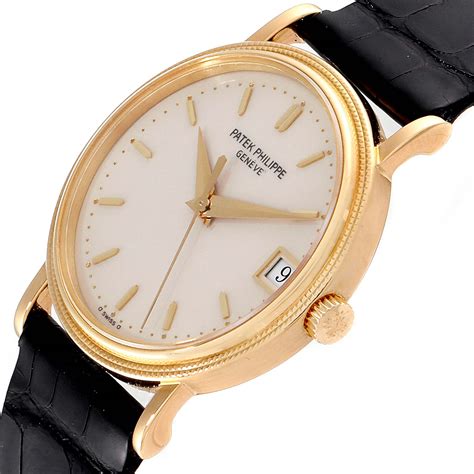 men's patek philippe calatrava|patek philippe yellow gold watch.